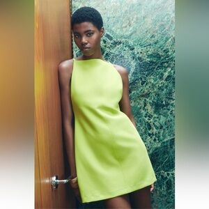 New ZARA Short Halter Dress ZW Collection